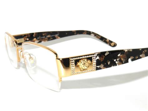 all gold versace glasses|eyeglasses Versace glasses on face.